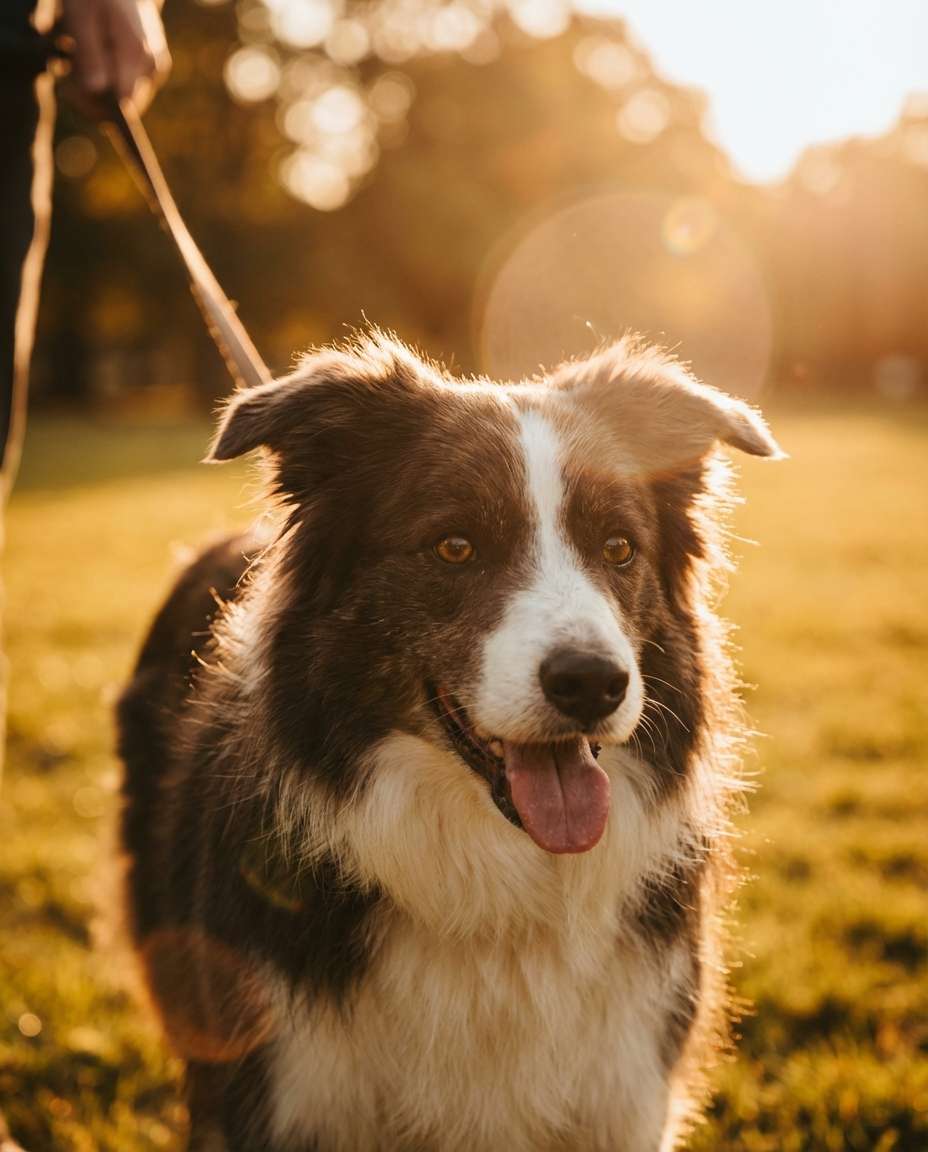 golden hour walk photo