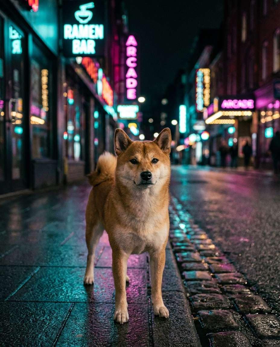 night city pup photo