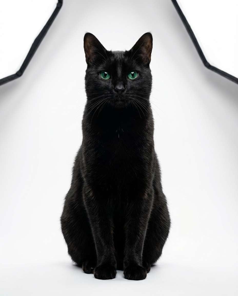 minimal white studio photo