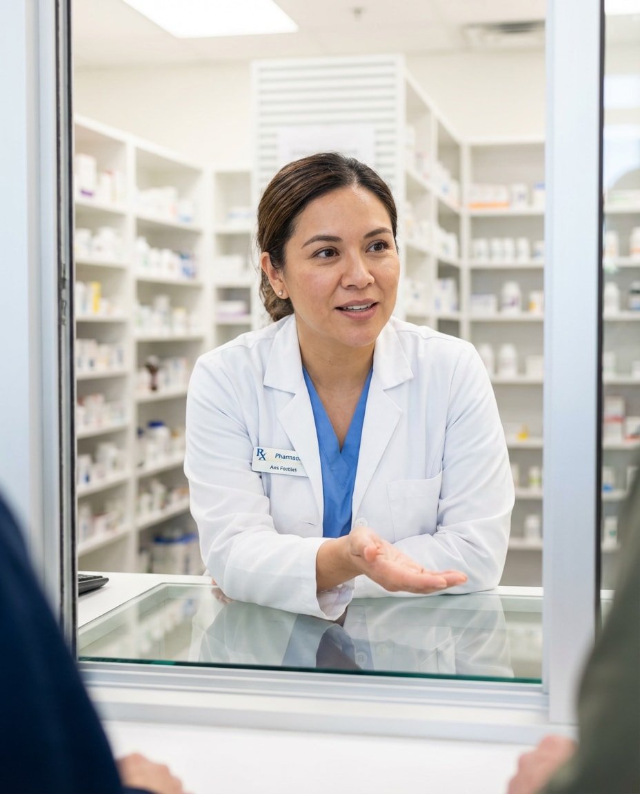 counseling at pickup window photo