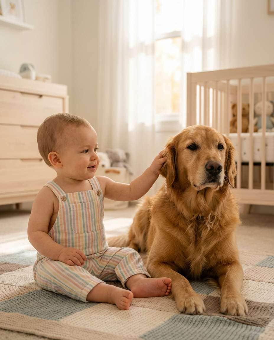 nursery window cuddle photo