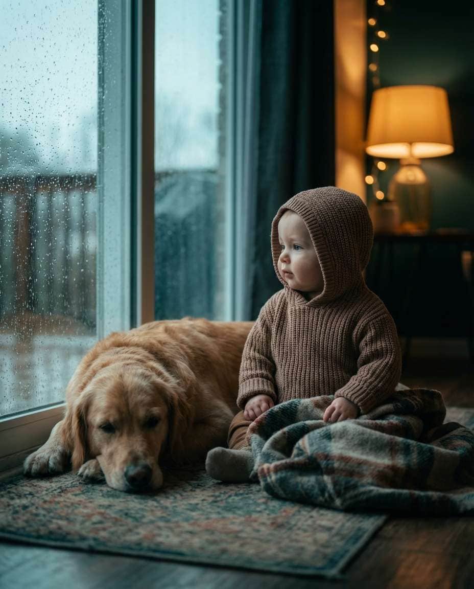 rainy window cozy photo
