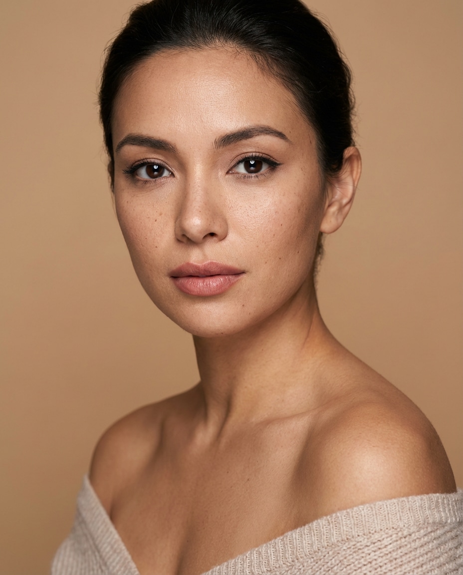 soft glam makeup photo