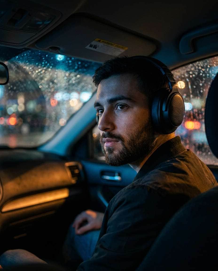 cinematic car night photo