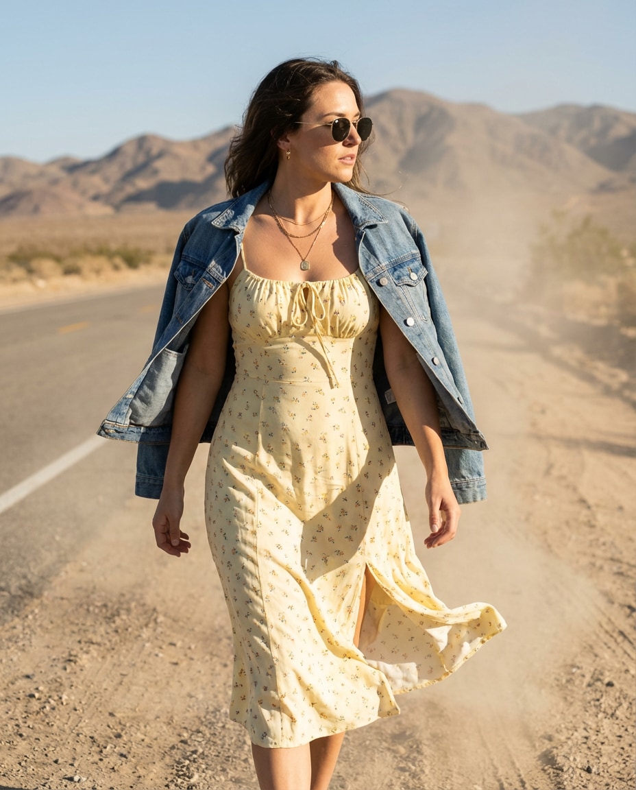 desert road trip photo