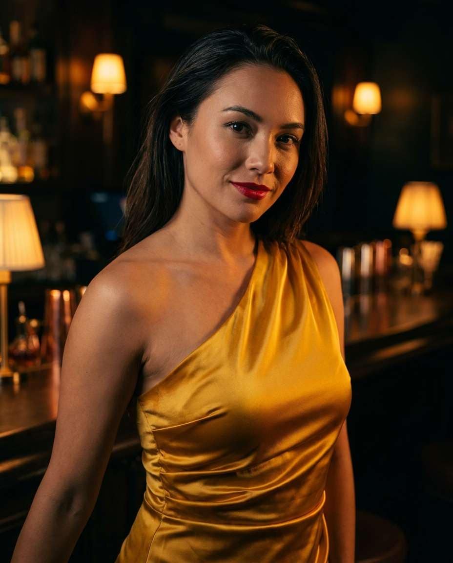 evening cocktail bar photo