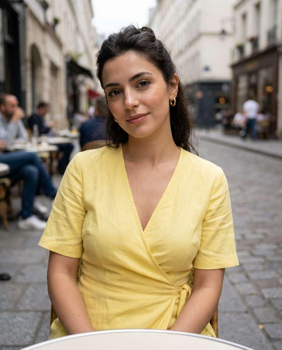paris cafe street photo