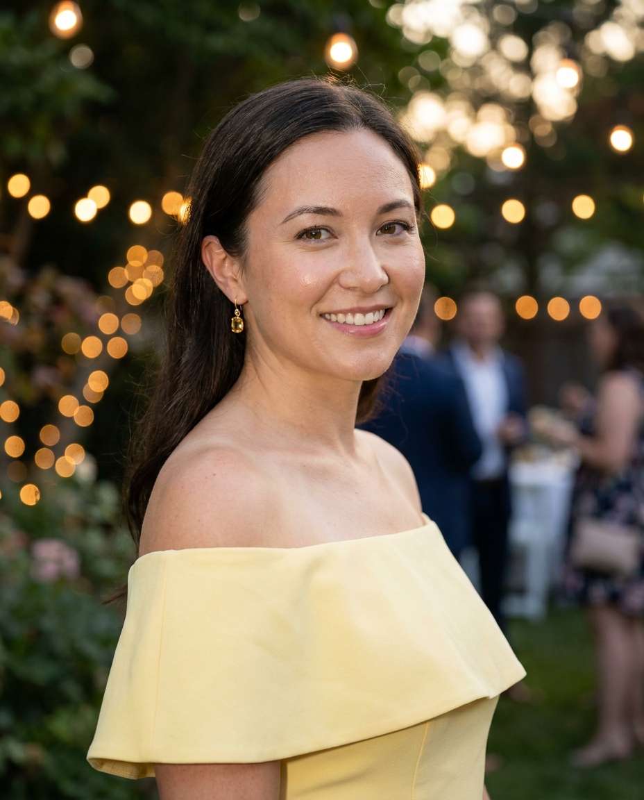 evening garden party photo