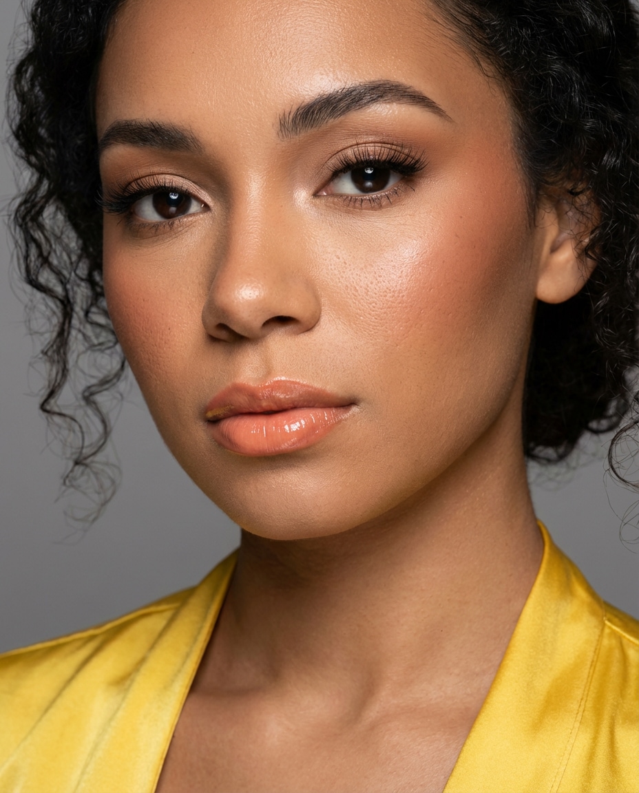 soft glam closeup photo