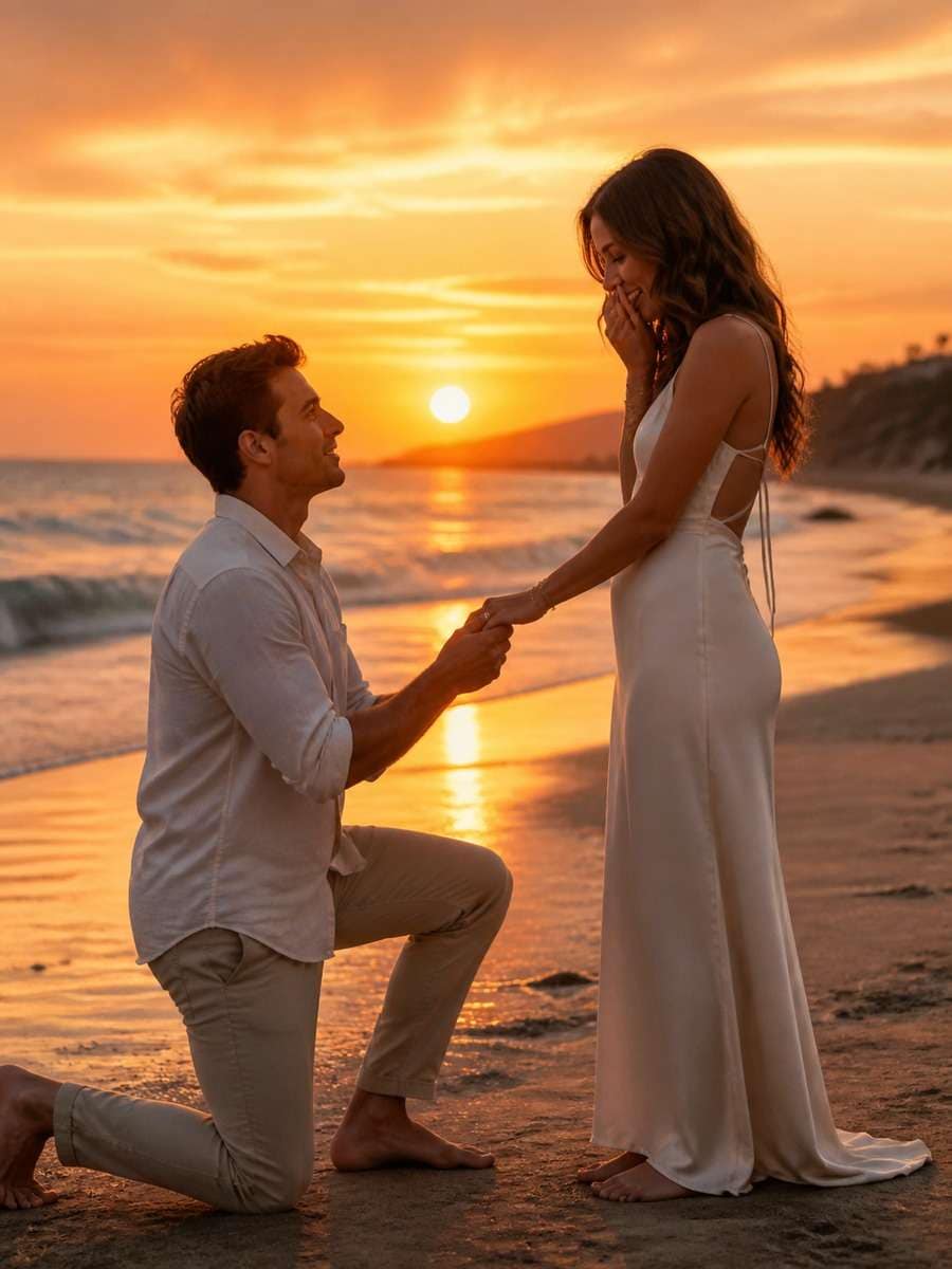 Sunset Proposal Mood photo