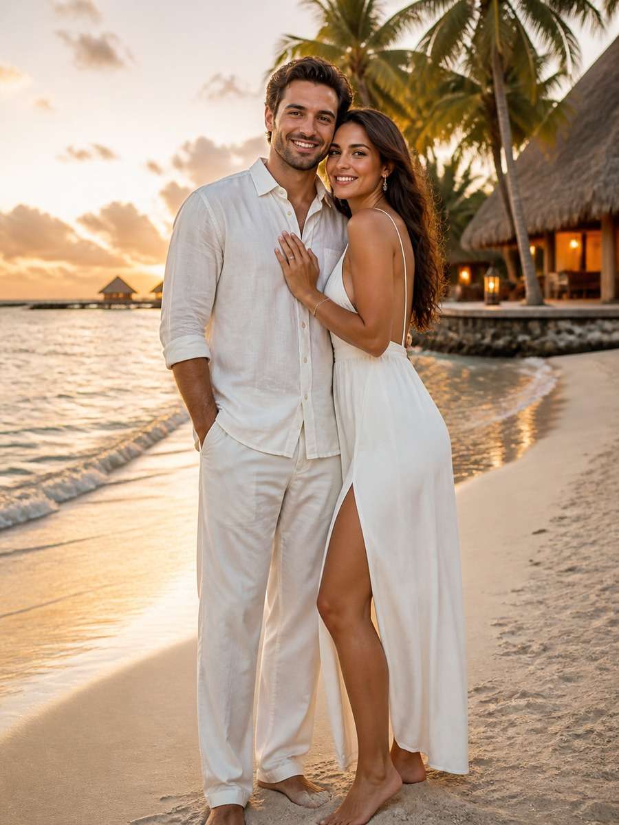 Honeymoon Beach Portrait photo