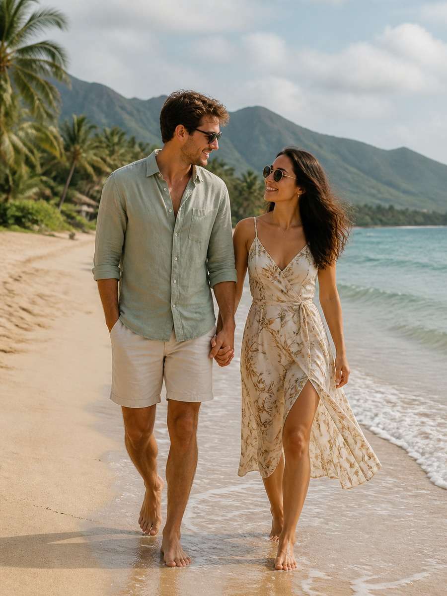 Barefoot Shoreline Stroll photo