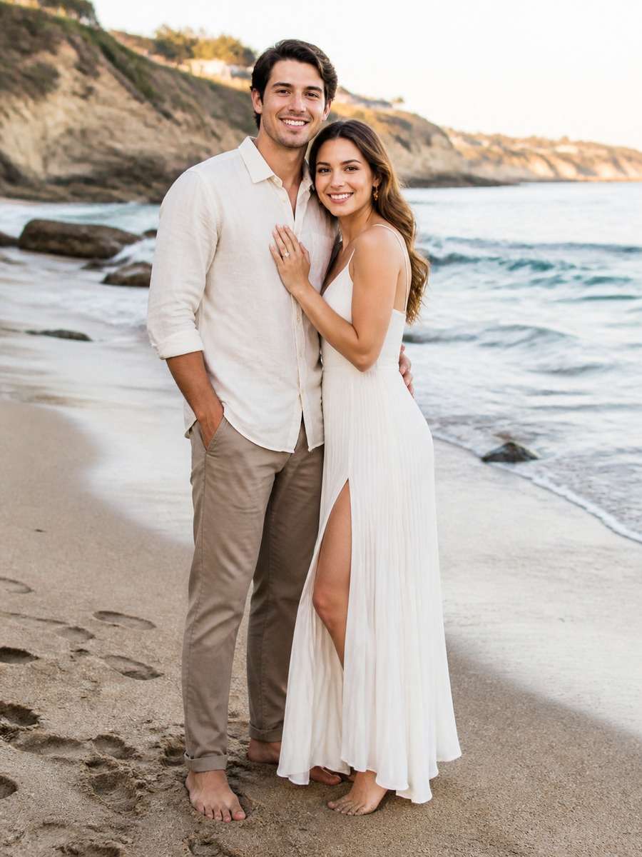 Summer Engagement Portrait photo