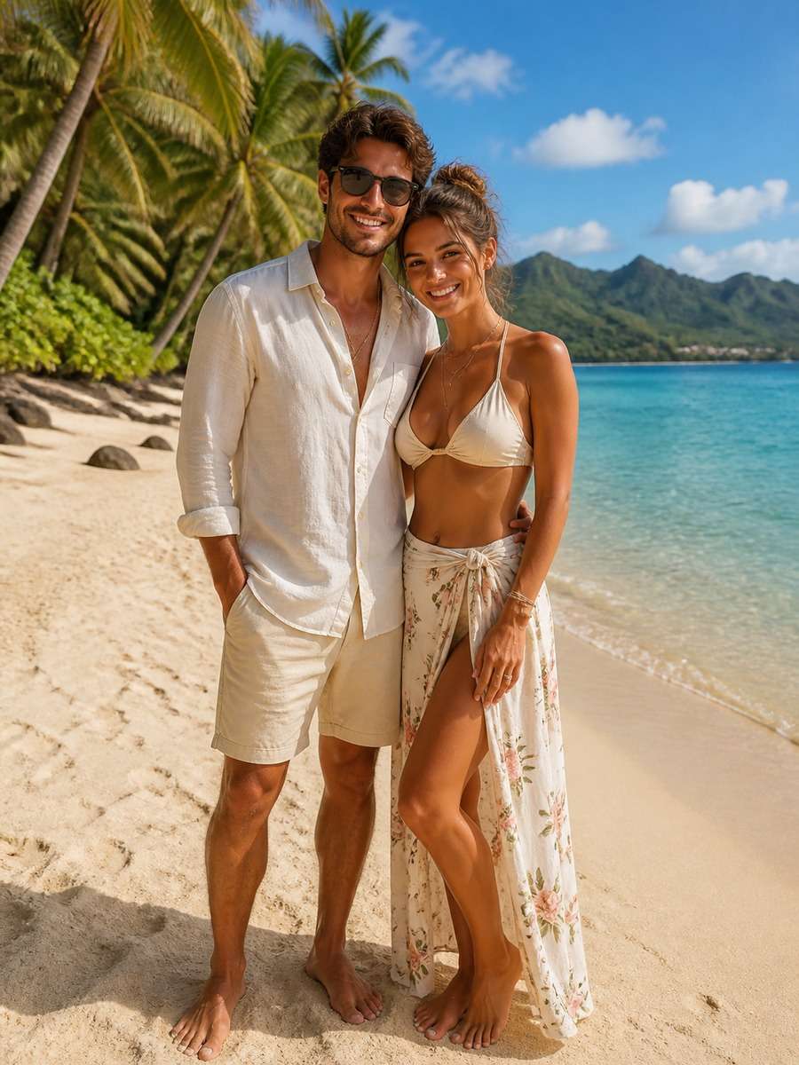 Sun-Kissed Tropical Romance photo