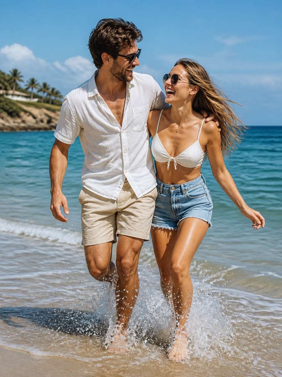 Playful Splash Moment photo