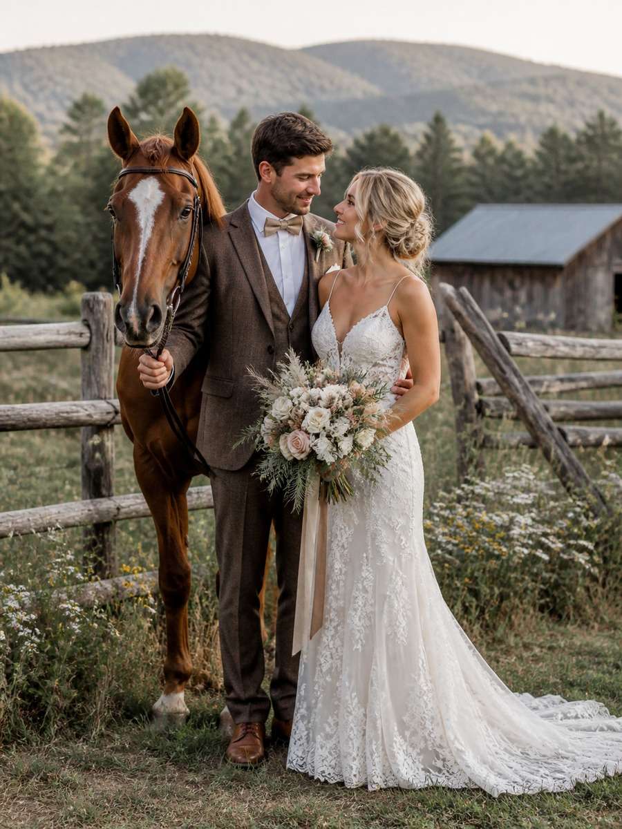 Rustic Countryside Wedding photo
