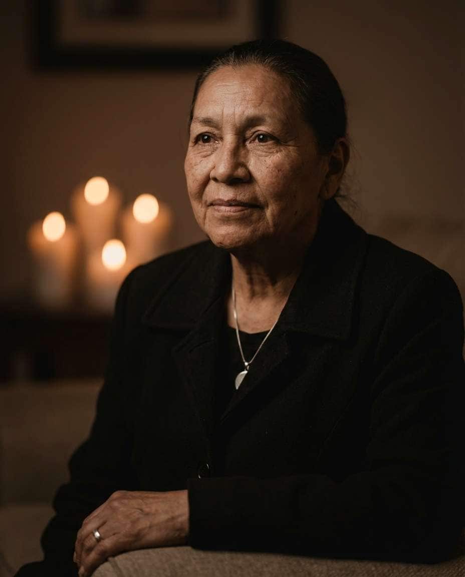 candlelit portrait calm photo