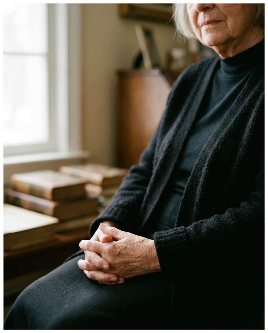 prayer hands portrait photo
