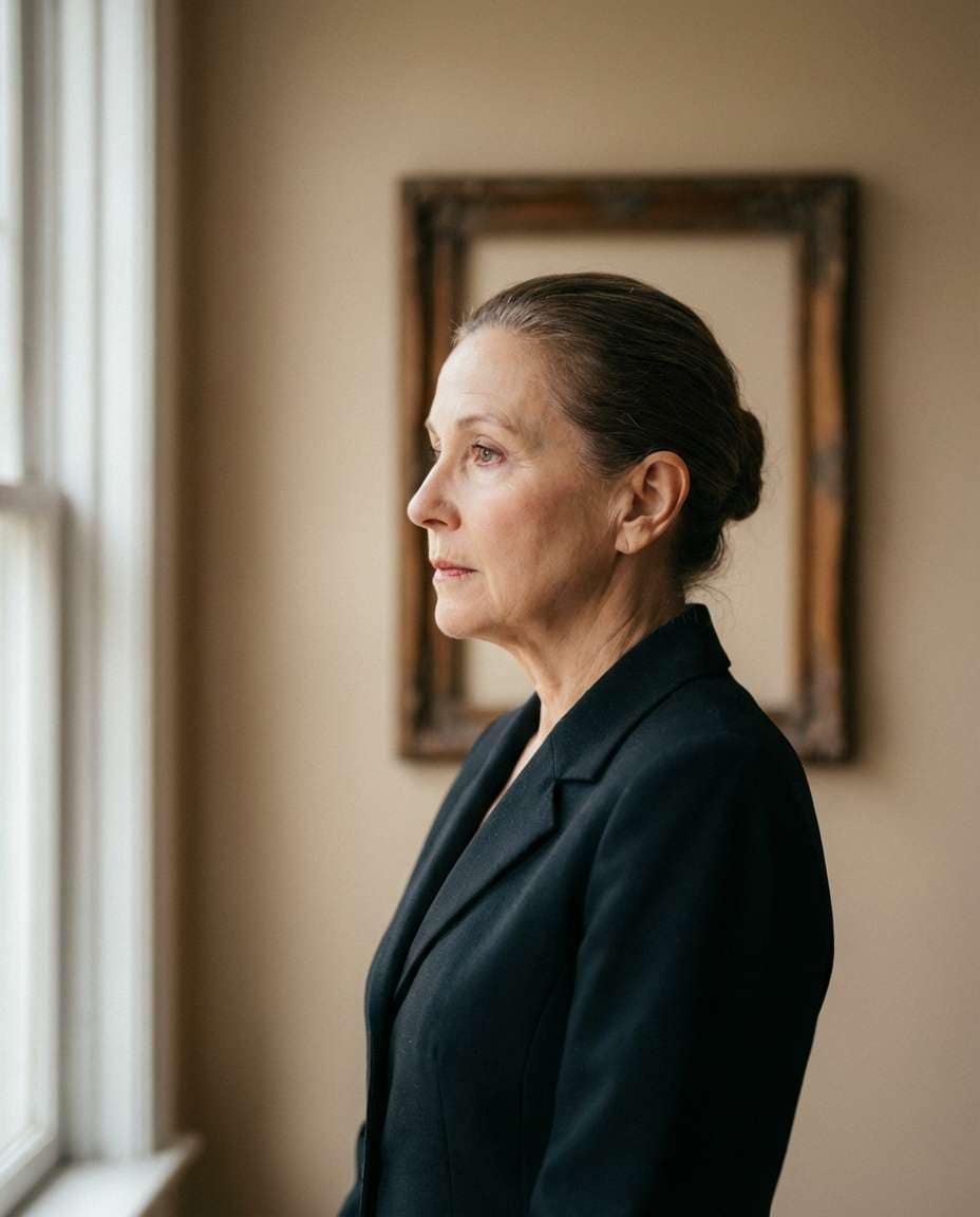 window light profile photo