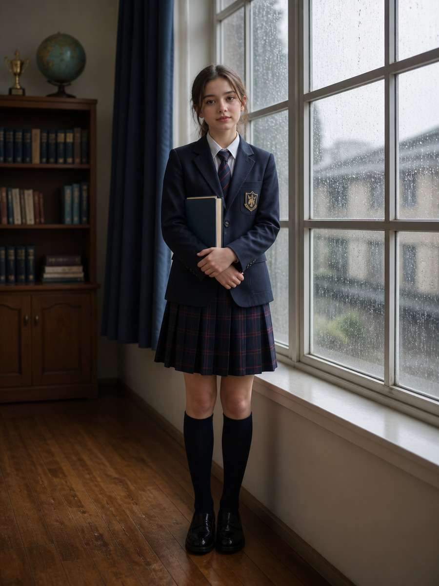 Rainy Day Window Scene photo