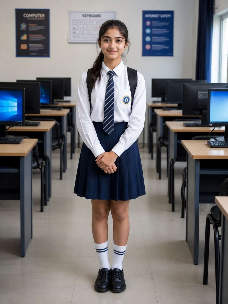 Computer Lab Portrait photo