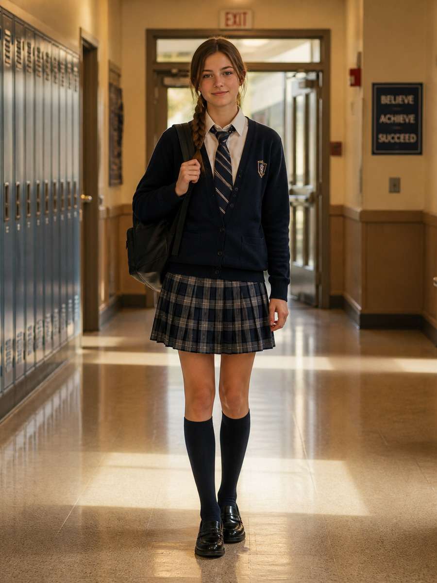 After-Class Hallway Portrait photo