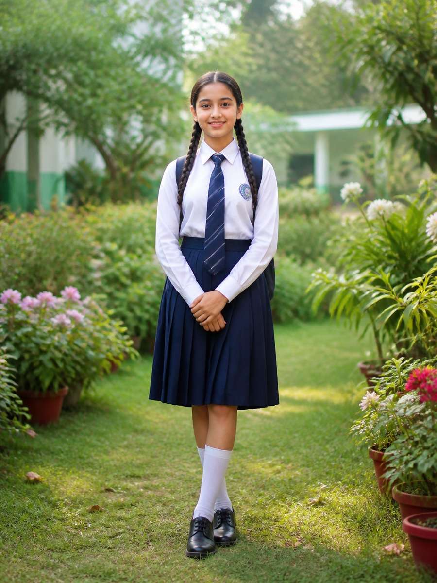 School Garden Portrait photo