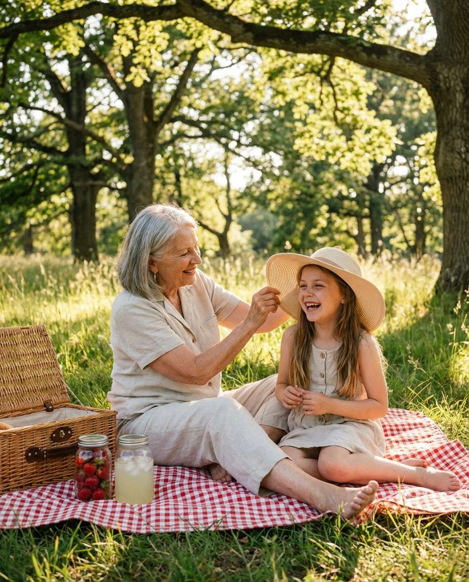 picnic blanket giggles photo