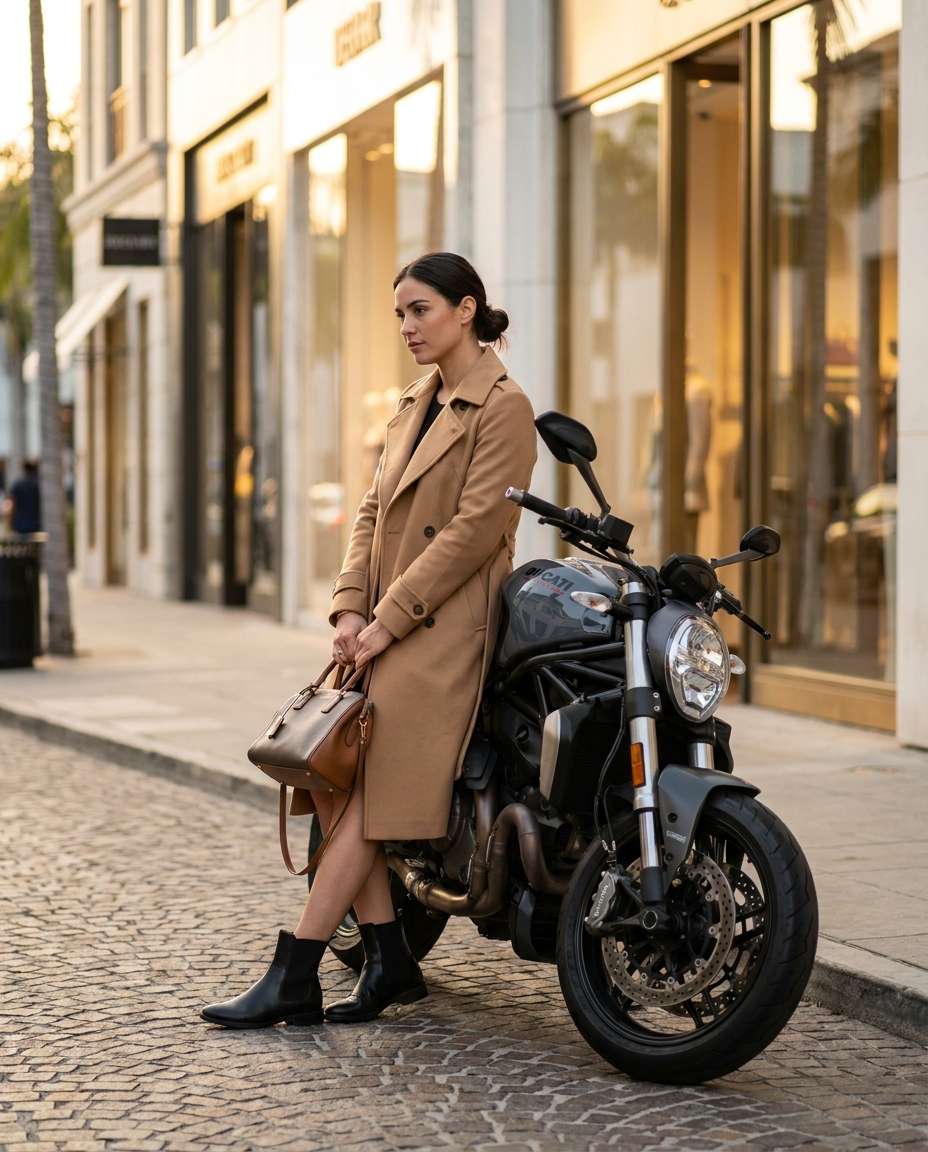 luxury street motorcycle photo