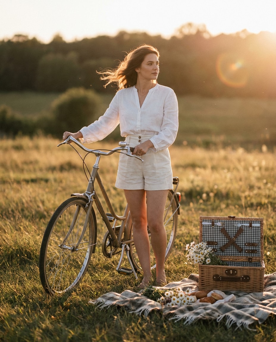 countryside picnic ride photo