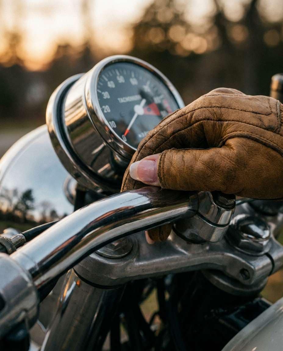 rider hands detail shot photo