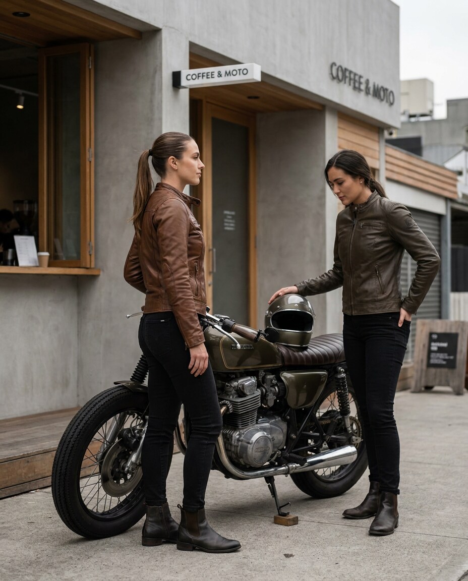 cafe racer portrait photo
