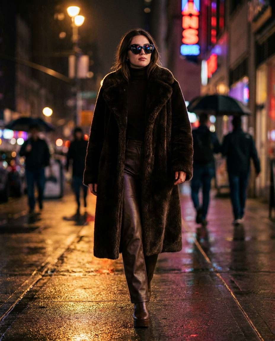 midnight city walk photo