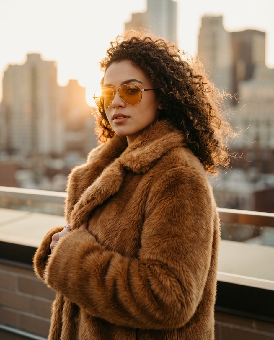 golden hour confidence photo