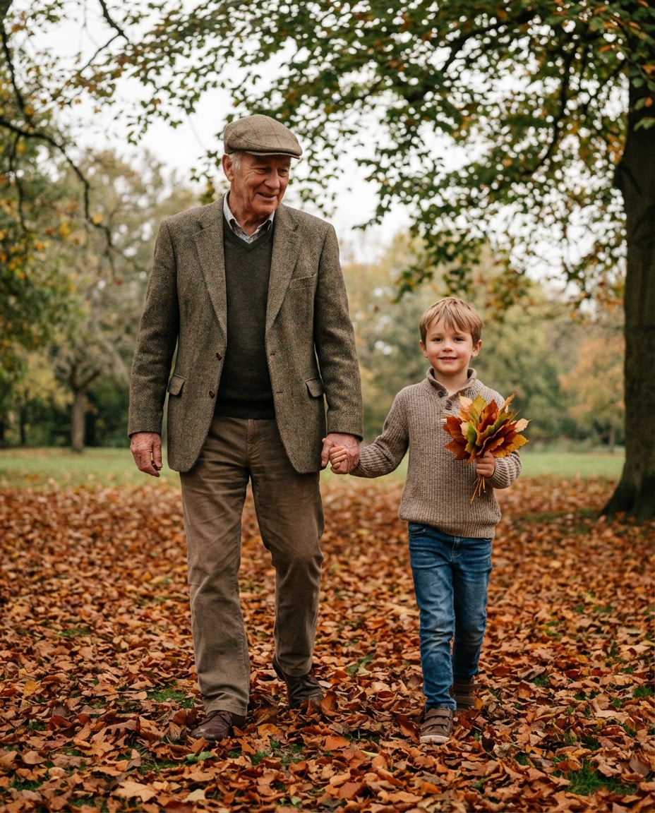 autumn leaf walk photo