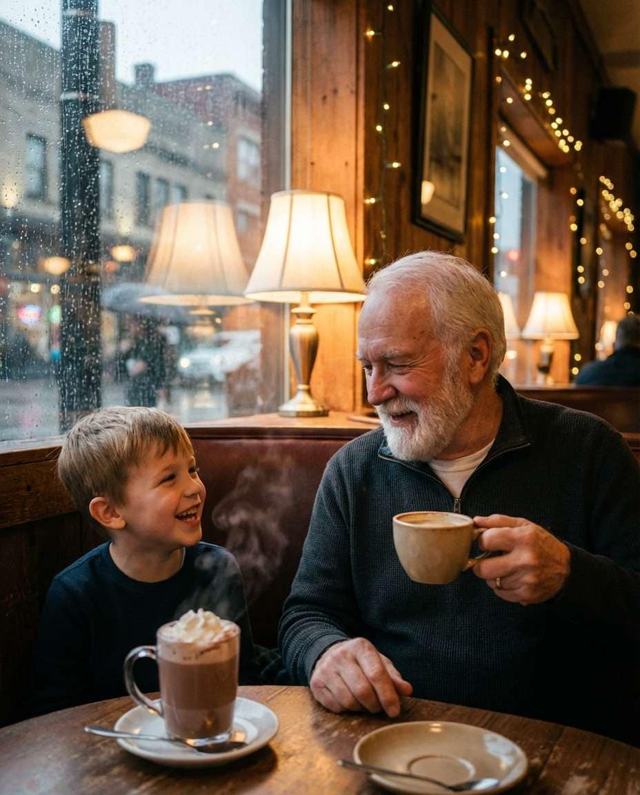 coffee shop chat photo