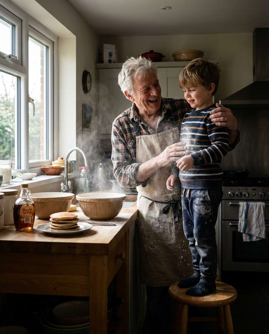pancake kitchen joy photo