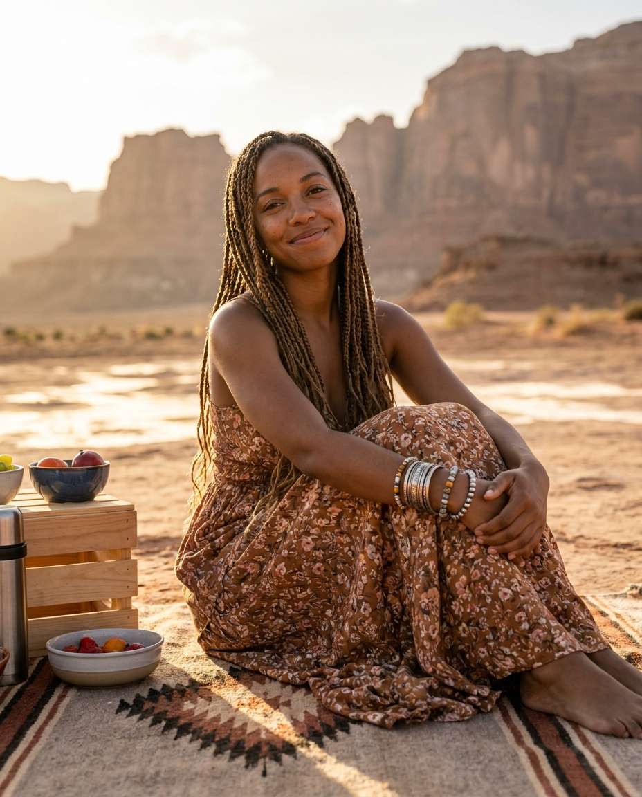 boho picnic photo