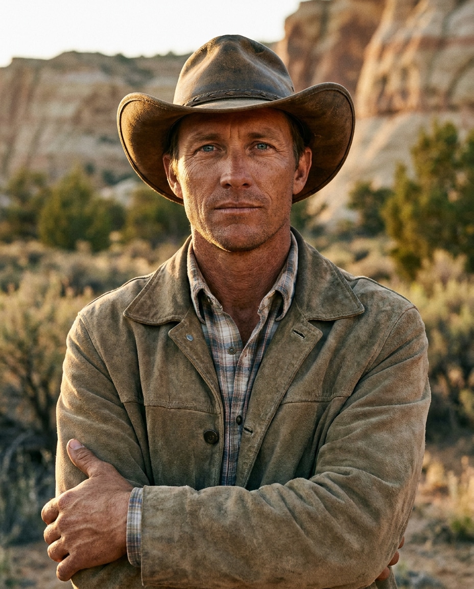 western cowboy portrait photo