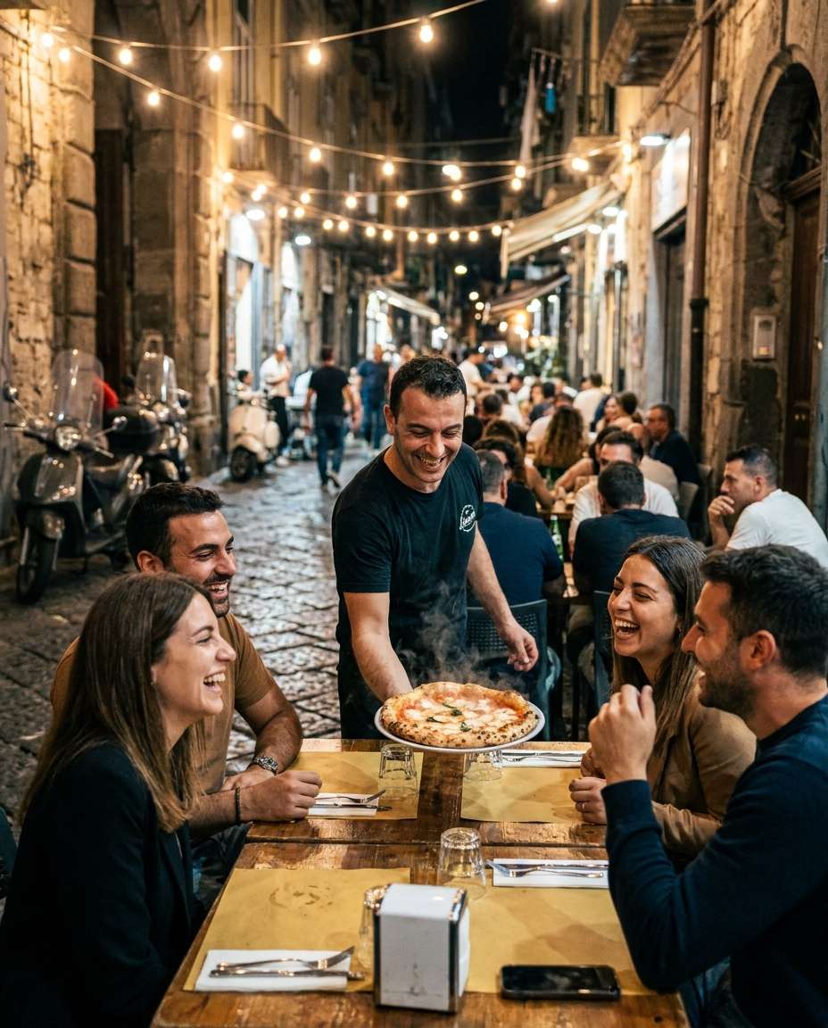 naples pizza night photo