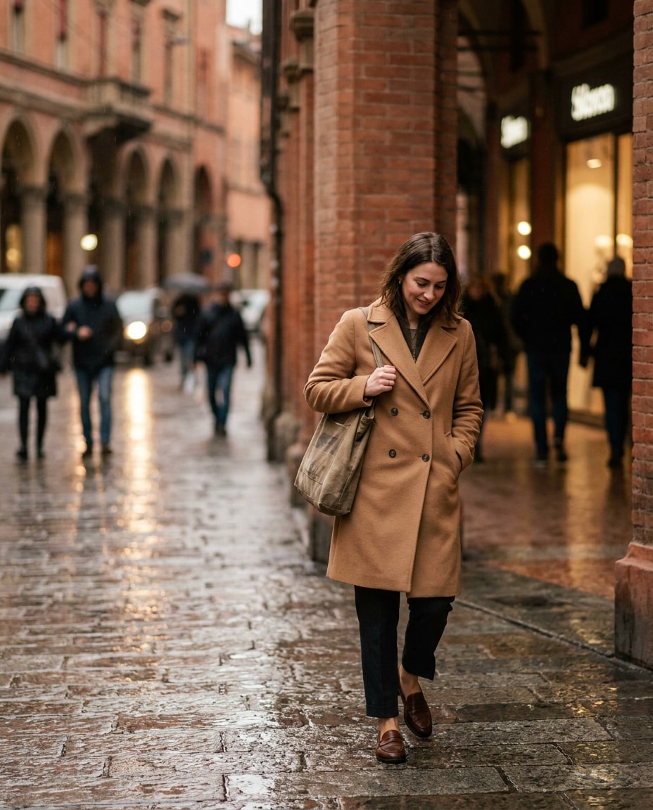 bologna portico stroll photo