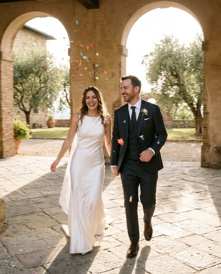 italian wedding escape photo