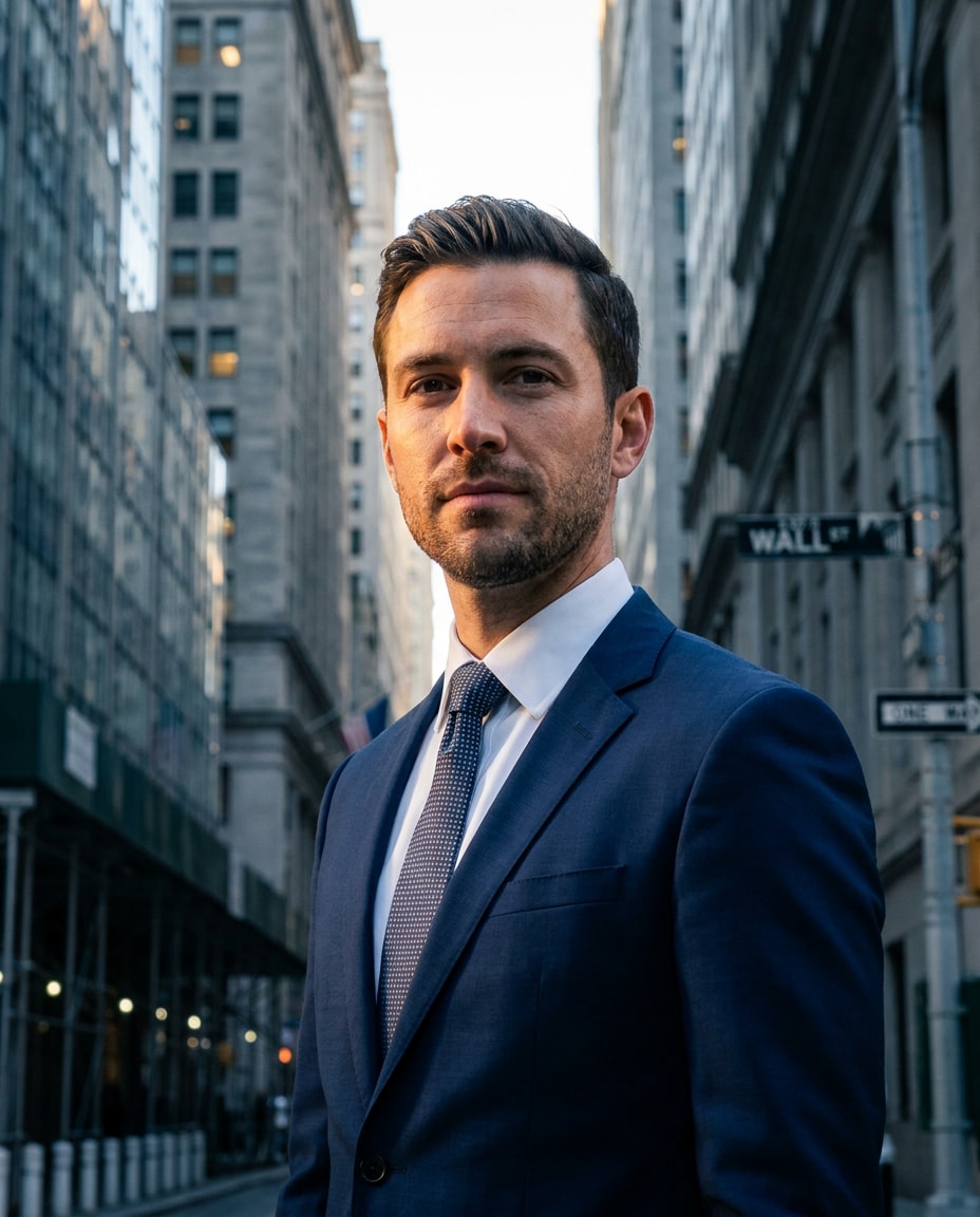 wall street power look photo
