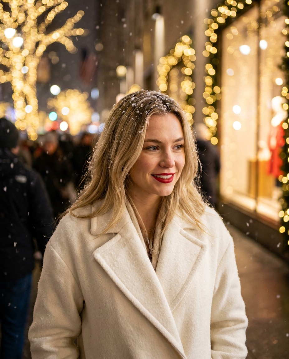 fifth ave holiday lights photo
