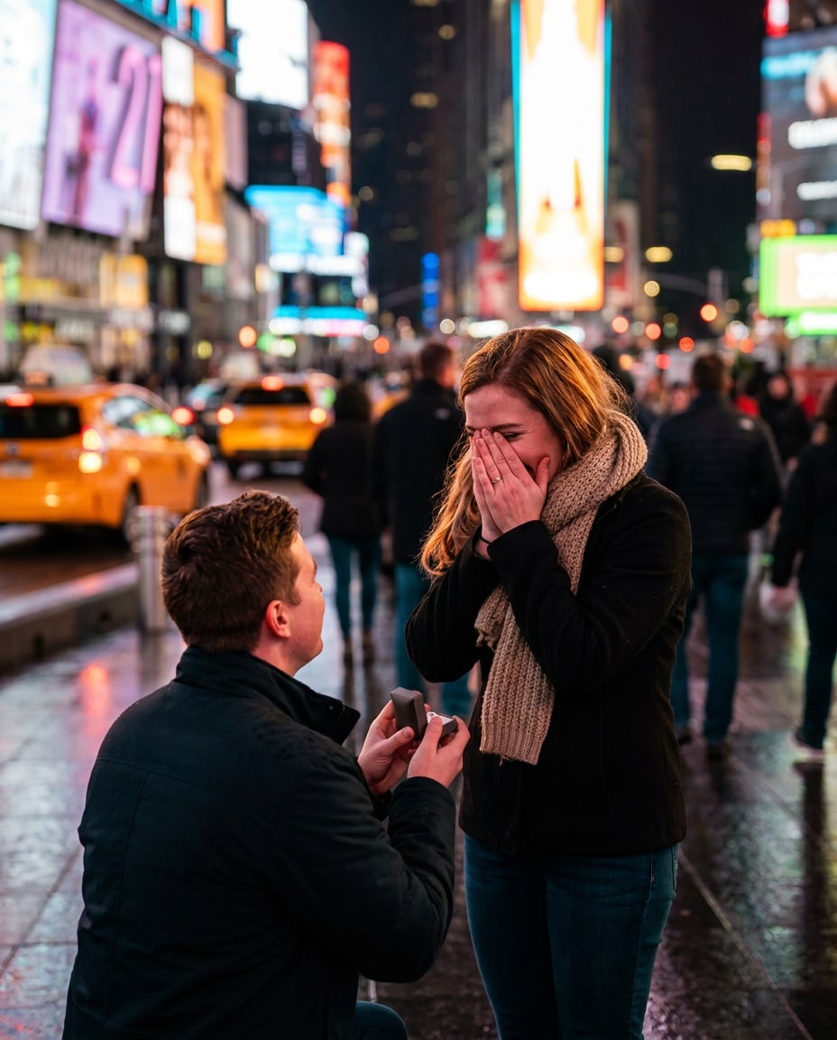proposal surprise scene photo