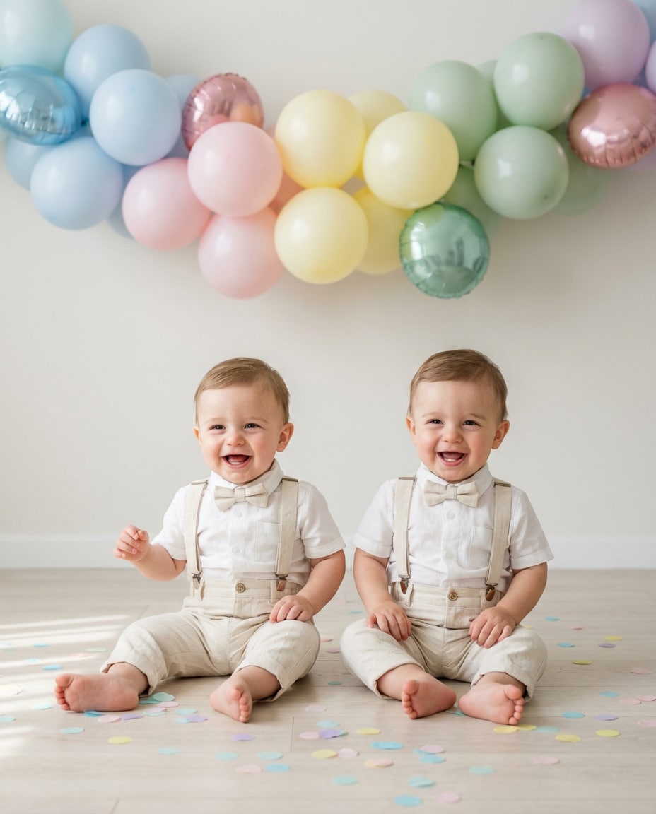first birthday balloons photo