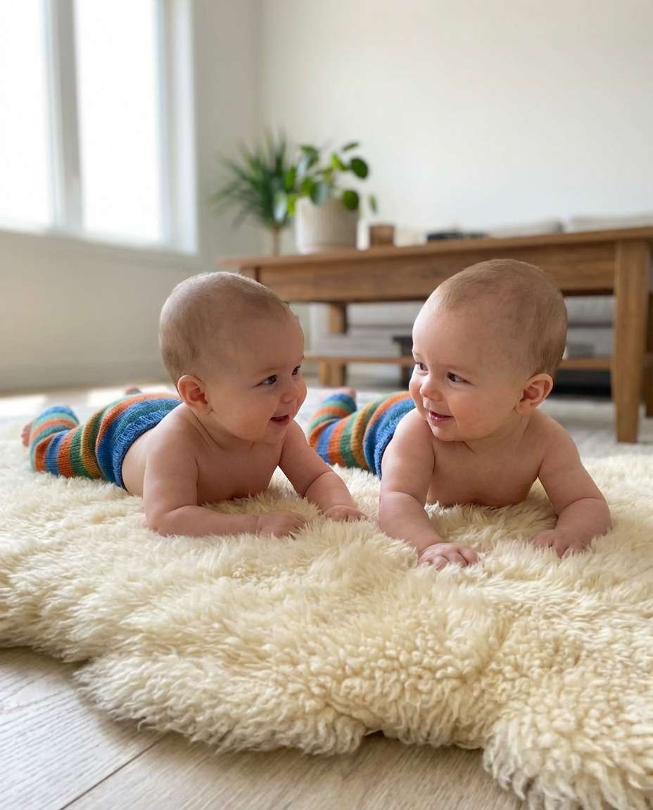 tummy time rug photo