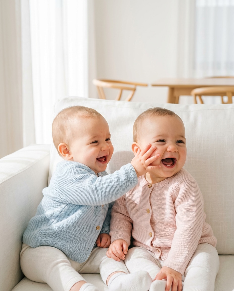 giggle cheek squeeze photo