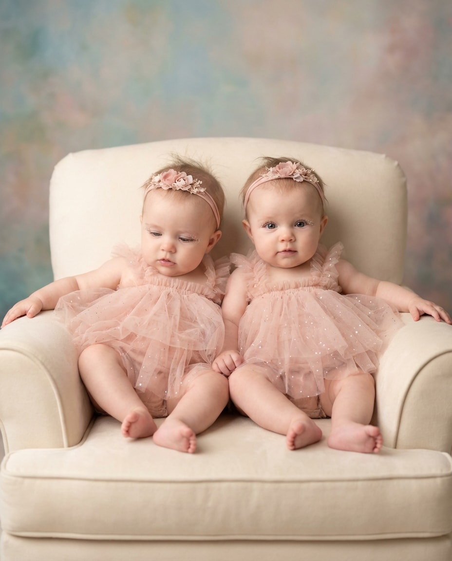 soft tulle pastels photo