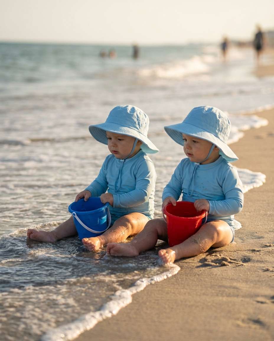 beach pails duo photo